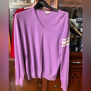 Moncler V neck top cotton sweater . Sz XXXL